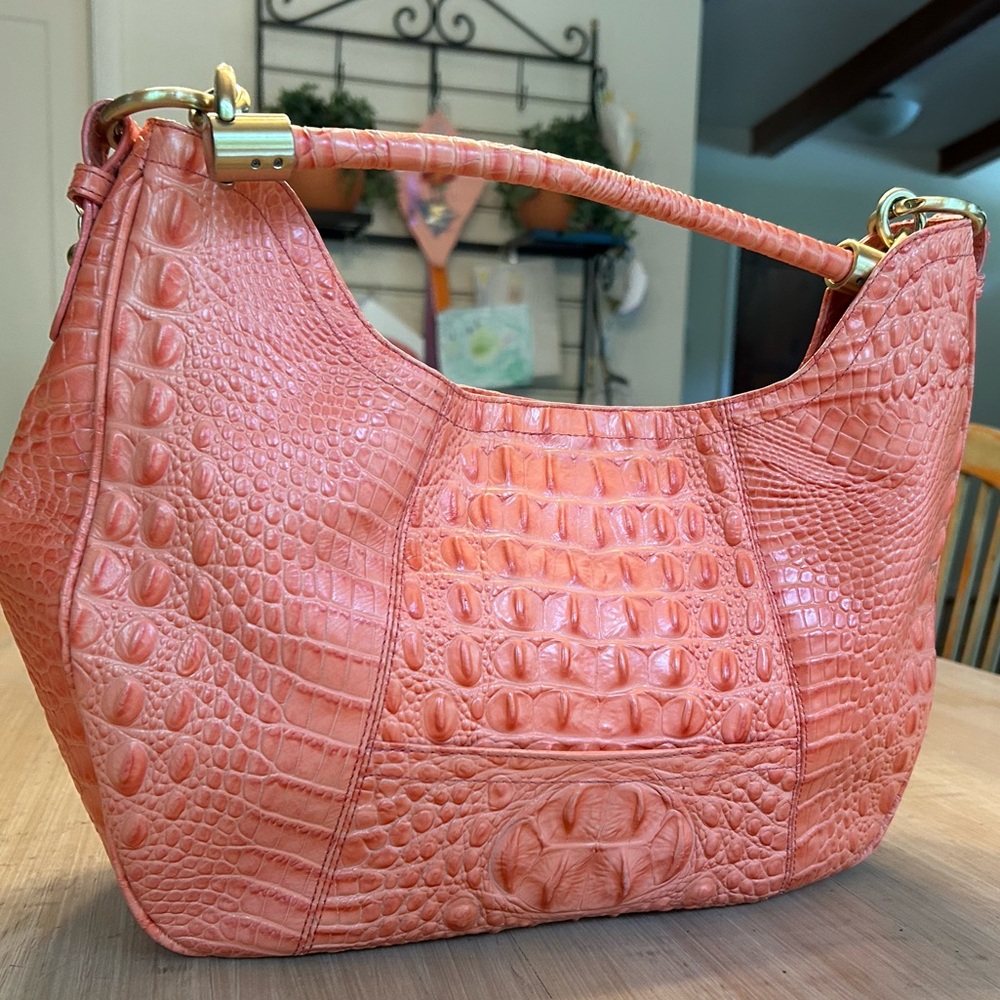 Peach Brahmin Bag